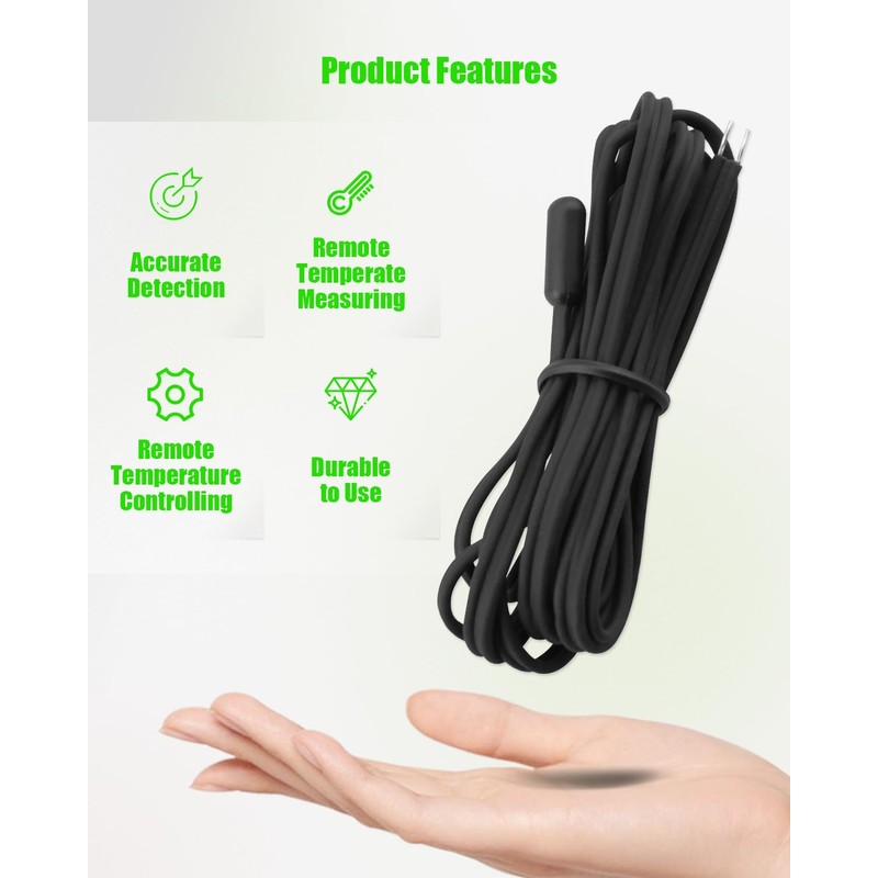 2PCS NTC Temperature Sensor Probe Fit for Dixell XR01CX XR02CX
