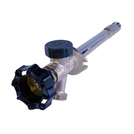 Midline Valve 84283P Anti-Siphon Sillcock Frost Free Outdoor Faucet with 1/2 in. PEX Connection and 3/4 in. Hose Bib, 8 in. Long, Chrome