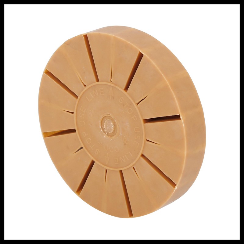 Hihaha 3.5" Car Rubber Eraser Wheel Decal Removal with Drill