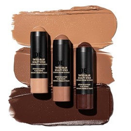 Nudestix Tinted Blur Sculpt Stick – Cream-to-Powder Matte Contour Stick for Natural Face Sculpting & Definition | Lightweight, Blendable, Vegan & Clea