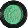 REMELTABLE Picking Pals Circles filled with beads Acrylic:_Small Green Circle/Green