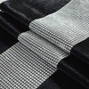 Deggodech Black Table Runner 180 cm Glitter Table Runner Silver