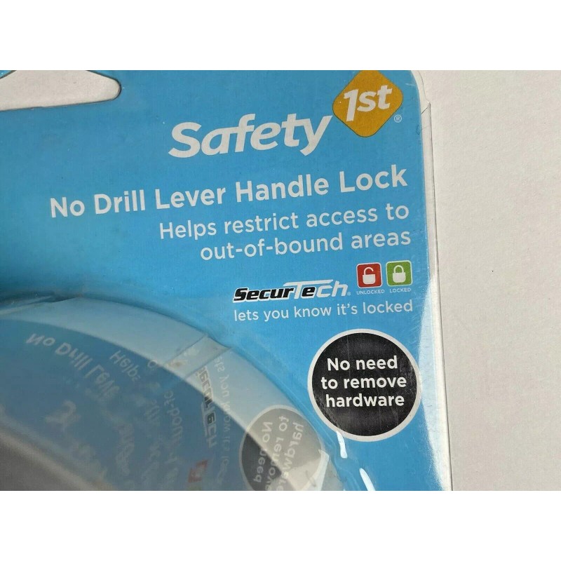 Safety 1st Toddler Lever Handle Lock No Drill Door Knob