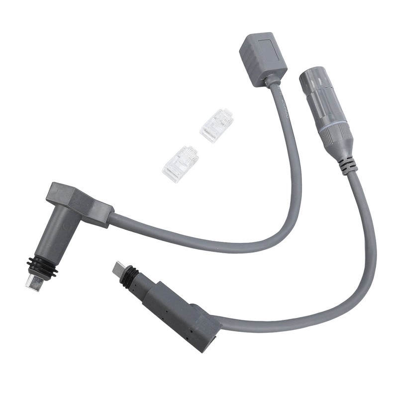 SPX Plug to RJ45 Adapter 1200Mbps Transmission Speed Rectangular Satellite