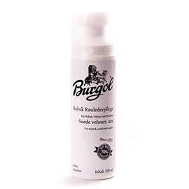 Burgol Nubuck Suede care 100 ml Bottle with Sponge applicator - Colourless, 3.38fl.oz