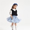 Alunsito Kids Girls Tutu Dresses Toddler Solid Color Tulle Skirt