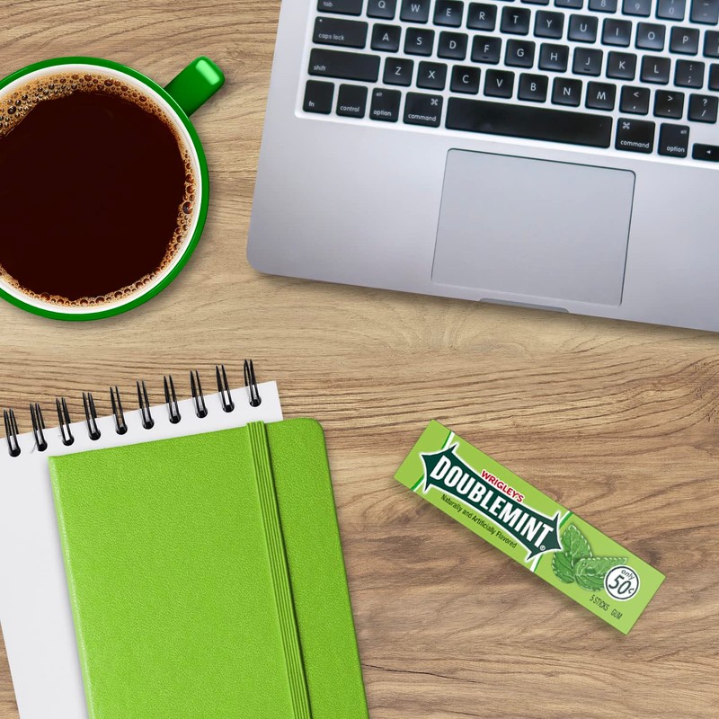 WRIGLEY'S DOUBLEMINT Chewing Gum Bulk Pack, 5 Stick (Pack of
