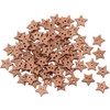 DPWOUM 100Pcs Buttons in Star Shape Wooden Buttons Button for
