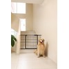 29"-57" Baby and Pet Safety Gate, 30" Tall Metal Walk-Thru