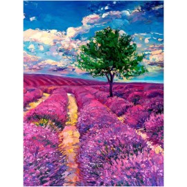 Ki Puzzles Rompecabezas 500 Pz Aromaterapia Campos De Lavanda Con Vela