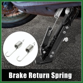 Motoforti 2pcs 8cm Length Metal Motorcycle Brake Clutch Pedal Return Spring Long-lasting