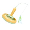 Cat Feather Toy Automatic 360 Degrees Rotating Bell Ball Stable