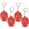 Hard Hat Flashlight Keychain Beer Opener | 4 Count |