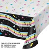 Trendware Birthday Beats Disco Party Paper Tablecloths, 3 ct