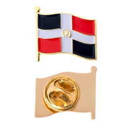 Desert Cactus Dominican Republic Lapel Pin Country Enamel Made of Metal Souvenir Hat Men Women Patriotic (Waving Flag Lapel Pin)
