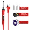 80W Soldering Iron Kit, LCD Digital Soldering Welding Iron Kit