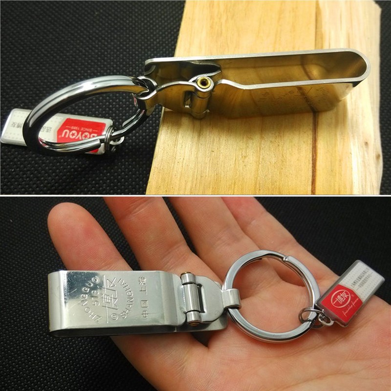 Linwnil Stainless Steel Keyring Security Belt Clip Key Chain,used in