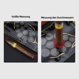 3 Pack Travel Cigar Bag - Reusable Travel Cigar Bag for 5 Tubes, Portable Tight Sealable Cigar Bag, Cigar Humidor Bag, Cigar Hydration Bag