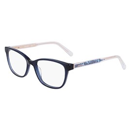 NINE WEST Eyeglasses NW 5216 415 Crystal Navy