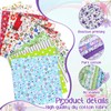 Ckhoid 100 Pcs 10 x 10 Inches Cotton Fabric Squares