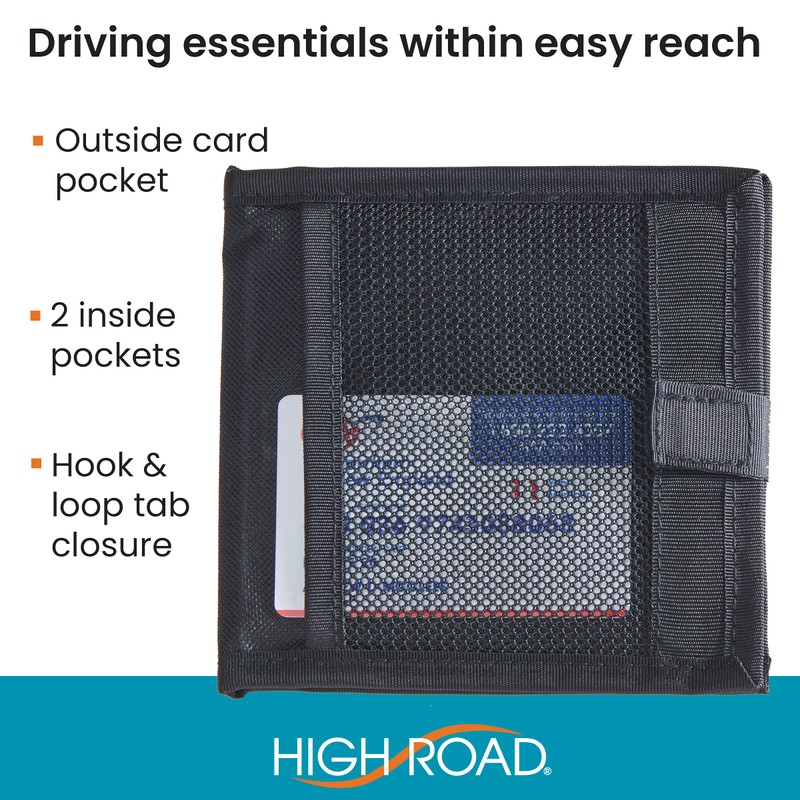 High Road Car Registration and Insurance Card Holder for Sun