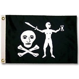 3ft x 5ft Jolly Roger Pirate Walter Kennedy Large Boat Flag by Ruffin