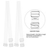 Lystaii 4Pair Clear Bra Straps Invisible Transparent Shoulder Bra Strap