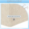 sourcing map 2Pcs Stretch Armrest Covers, Chenille Soft Armchair Slipcovers