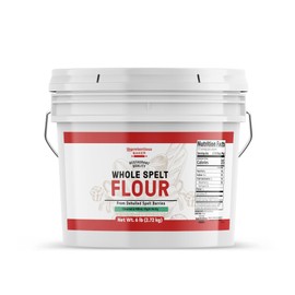 Unpretentious Whole Spelt Flour, Light & Airy Flour, From Dehulled Spelt Berries (6 Pound)