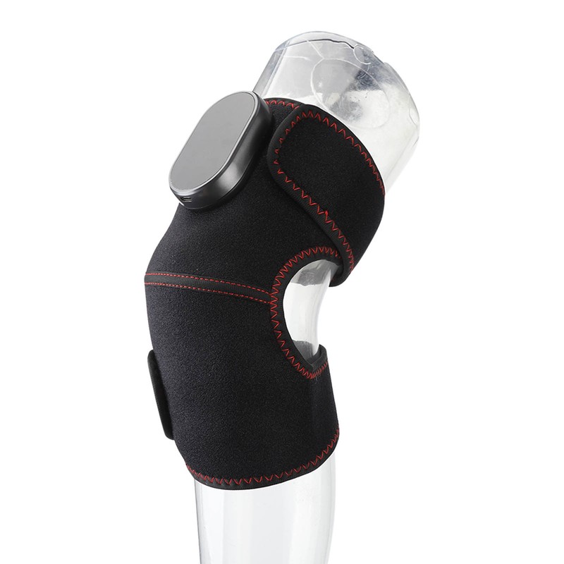Heated Knee Brace Wrap Rechargeable 3 Vibration Mode Length Adjustable
