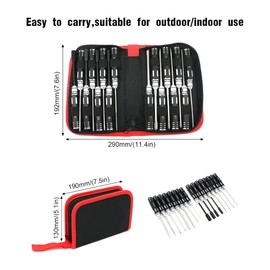 RC Tool Kit Screwdriver Set Pliers - RC Hex Driver Set RC Tools - Hex Nut Driver Set Wrench Key Driver Tool for Quadcopter RC Car Multi-Axis FPV Racing Drone Traxxas Helicopter (16)