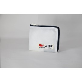 JIB Micro Clutch MC, White × Navy