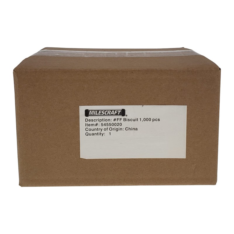 Milescraft 5455#FF Hardwood Biscuits (1000 pack) – For use in