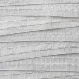 Realm White Pencil Pleat Curtain Header Tape, Detachable Curtain, Sizes 25mm 1 Inch, 50mm 2 Inch, 75mm 3 Inch (25mm / 1 Inch - 5 Metres)