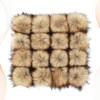 MAGICLULU 16pcs Faux Fur Pom Pom Balls with Elastic Loop