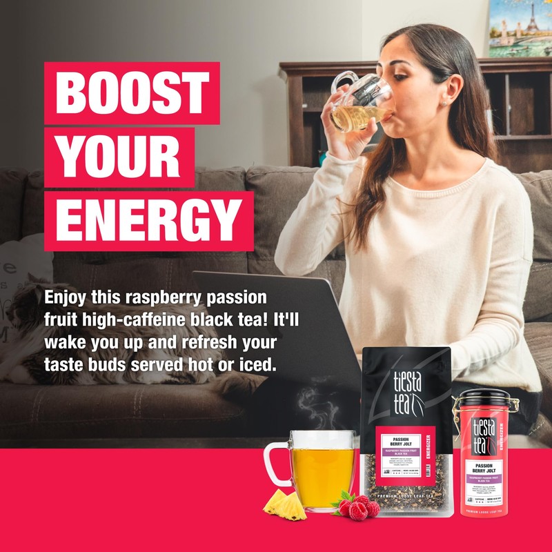 Tiesta Tea - Passion Berry Jolt, Loose Leaf, Raspberry Passion