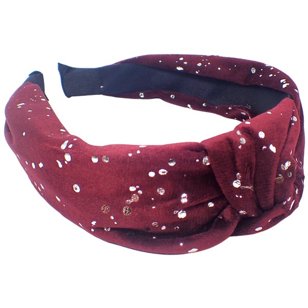 Topkids Accessories Velvet Dots Knot Alice Bands Adult Women, Hair