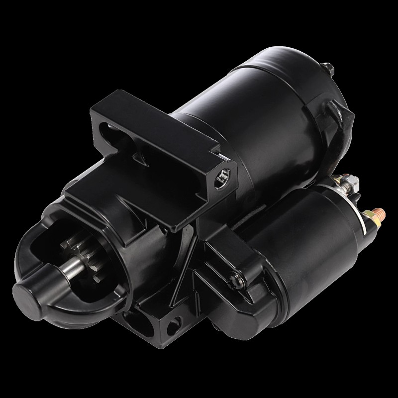 GEARZAAR 1PC 50-863007A1 Black Starter For Mercruiser Model 3.0 4.3