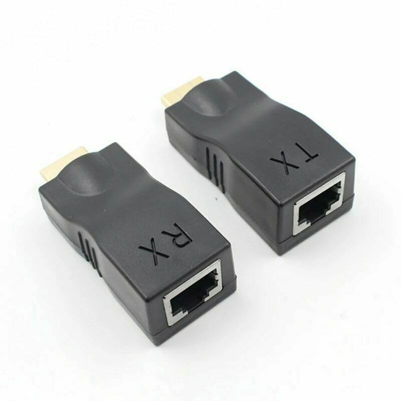 2pcs HDMI Extender to Dual RJ45 Over Cat 5e/6 Network