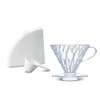 Hario VD-02-T-EU Coffee Brewer, Filter Paper, Scoop, V60, Plastic