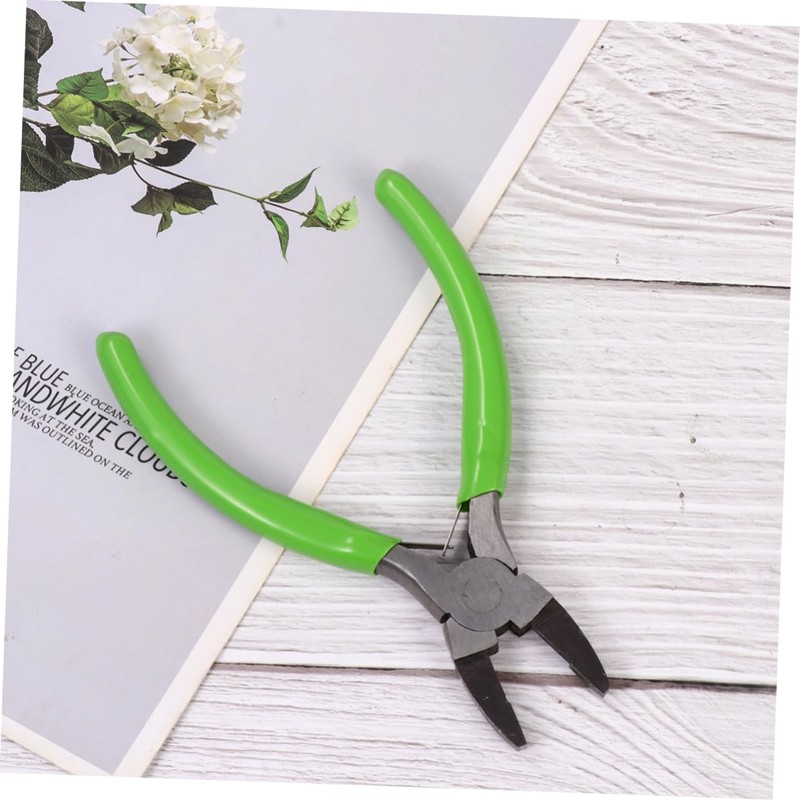TEHAUX 1 Set DIY Jewelry Pliers with Plastic Handle Durable