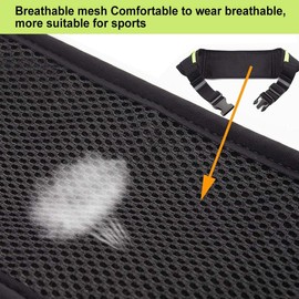 JYNVO Belt Bag with Bottle Holder for Men and Women Waterproof Durable for Running Cycling Camping Climbing Travel Hiking Jogging Dog Training