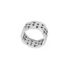 Fossil Men's Arden Silver Stainless Steel Ring, JF0482604010