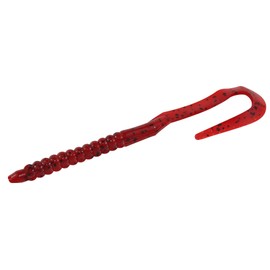 Zoom Bait U-Tale Worm Fishing Bait, Tomato, 6 3/4"