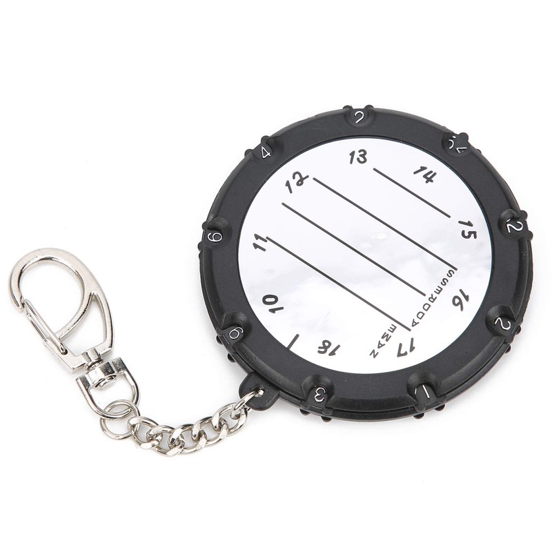 Alomejor 2pcs Score Counter Portable Hub Counter Double Sided 18