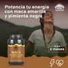 Maca Amarilla Con Pimienta Negra - 90 Cápsulas 500 mg