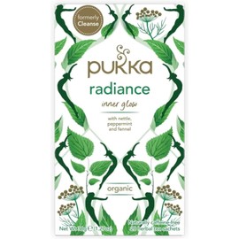 Pukka Herbs - Radiance - Organic Herbal Tea with Nettle, Peppermint & Fennel 20 sachets (PACK OF 1)