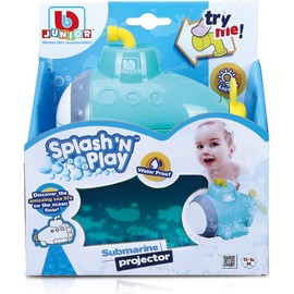 Bburago B16-89001 BB Junior Splash N Play Submarine Projector, Blue, Standard Size