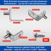 Shelf L-Shape Support D5, Pack of 48, Shelf Support for