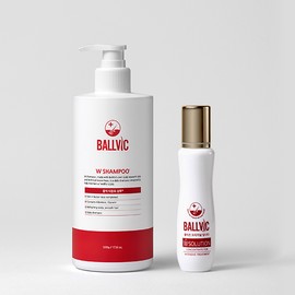 BALLVIC W Shampoo 500g + W Solution 50g Set / 볼빅(BALLVIC) 볼빅 W 샴푸 500g+W솔루션 50g 세트